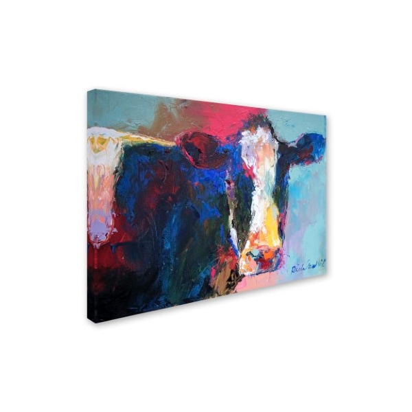 Richard Wallich 'Art B Cow' Canvas Art,14x19